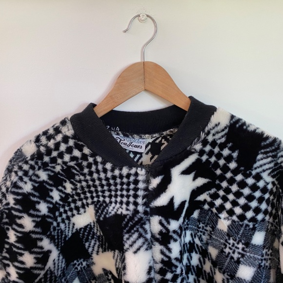 Vintage faux-fur Bomber - Picture 5 of 5